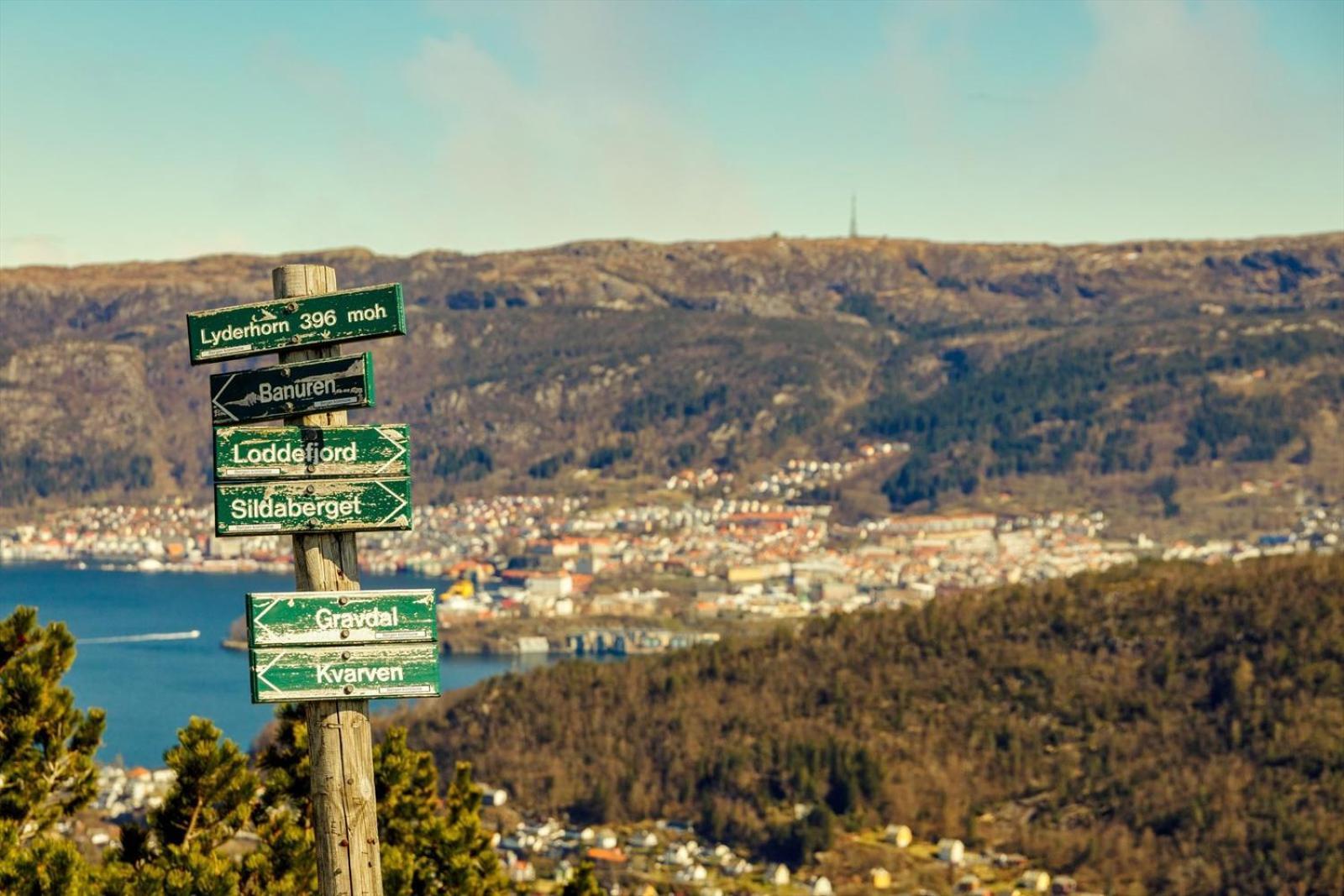 A Beautiful 3-Bedroom Apartment With Stunning Views And Free Parking Bergen Bagian luar foto
